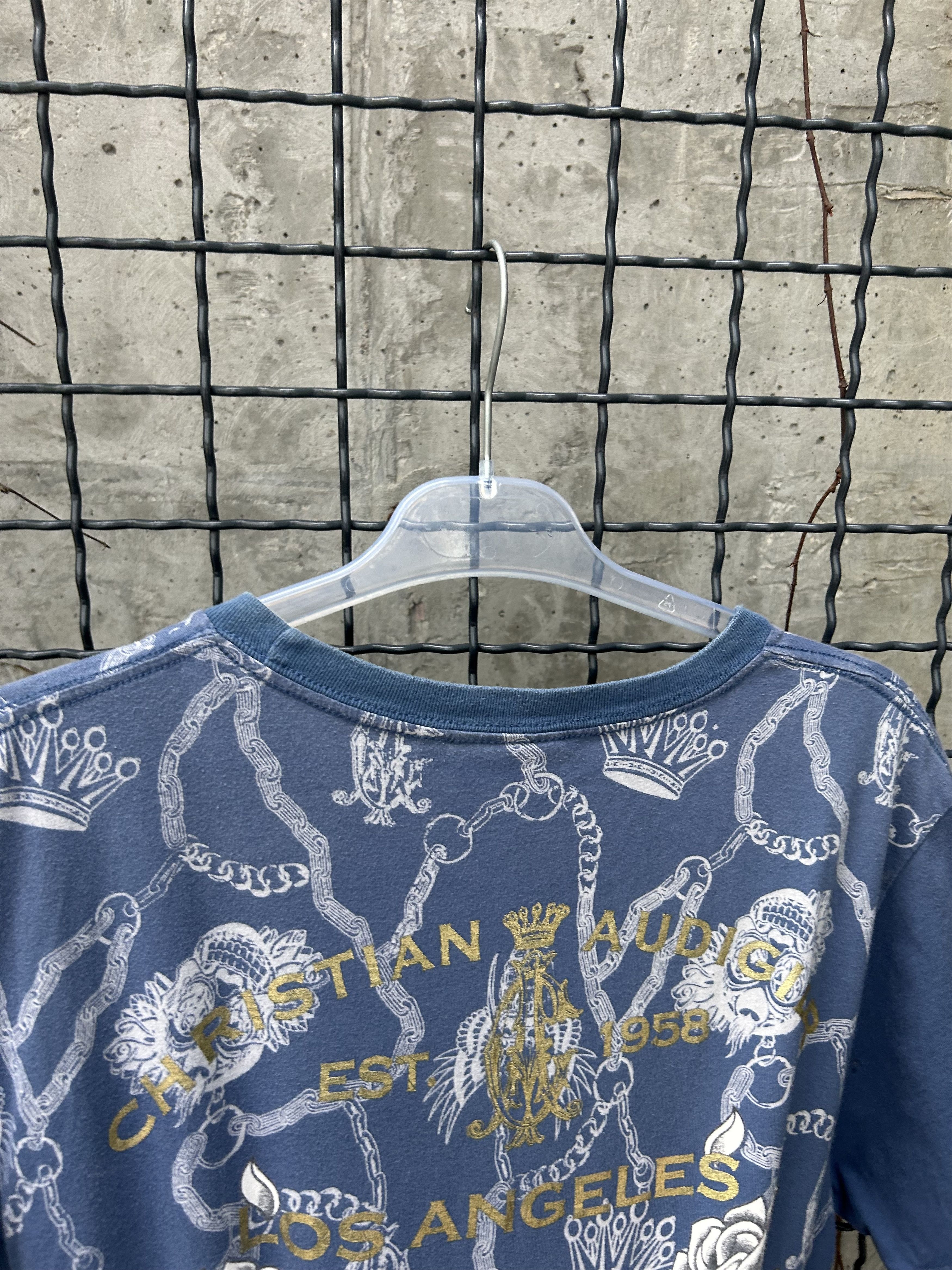 Christian Audigier Vintage 2000s Christian Audigier Ed Hardy Tattoo T-shirt Size US L / EU 52-54 / 3 - 10 Thumbnail