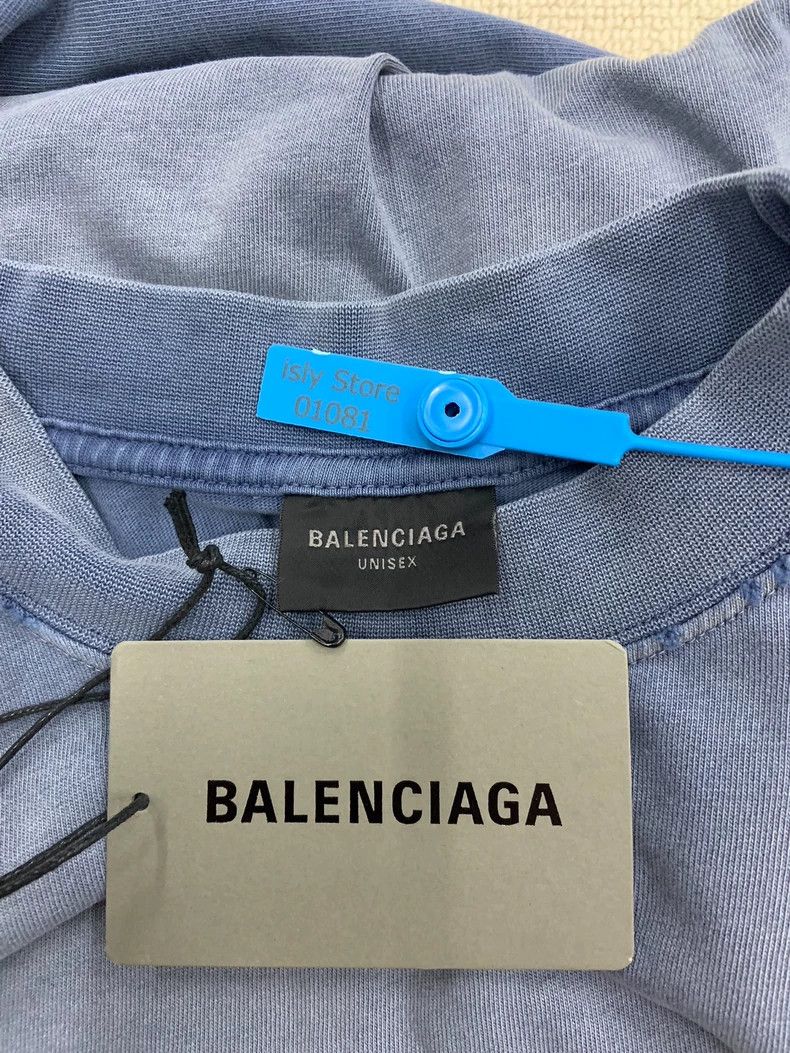 Balenciaga Balenciaga Letter printed T-shirt with round neck and shor Size US XS / EU 42 / 0 - 5 Thumbnail