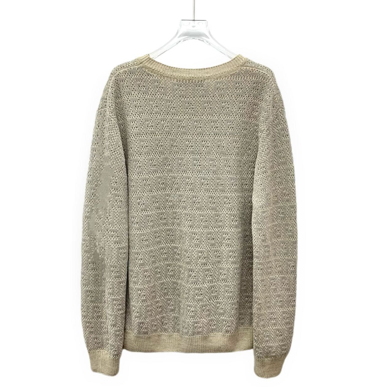 Fendi Fendi Logo Monogram Long Sleeve Knit Sweater K26WX Size US M / EU 48-50 / 2 - 2 Thumbnail