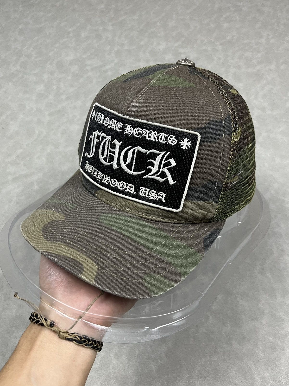 Chrome Hearts Chrome Hearts “FUCK” camo hat Size ONE SIZE - 1 Thumbnail
