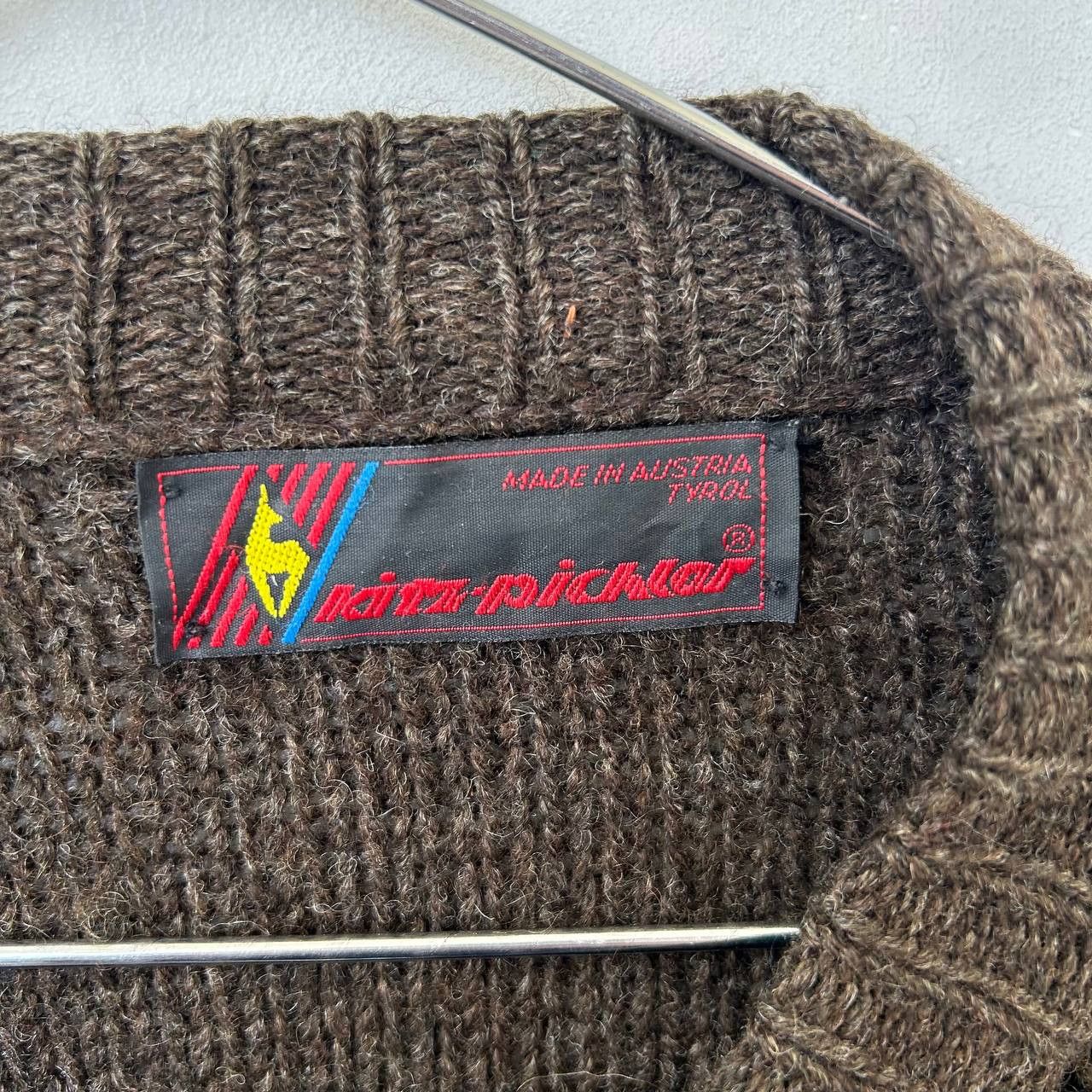 Vintage Kitz Pichler trachten wool cardigan #1341 Size US L / EU 52-54 / 3 - 4 Thumbnail
