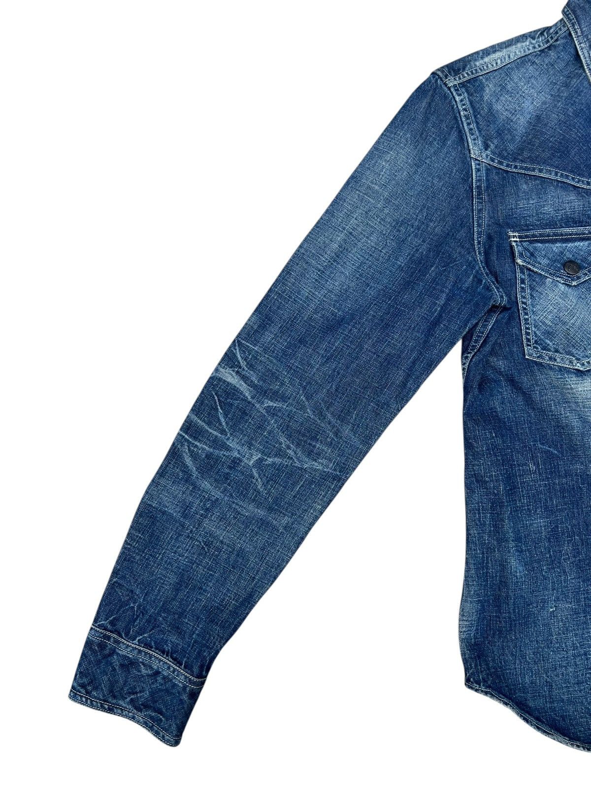 roarguns Roar Guns Japan Thick Denim Western Shirt Size US M / EU 48-50 / 2 - 18 Thumbnail