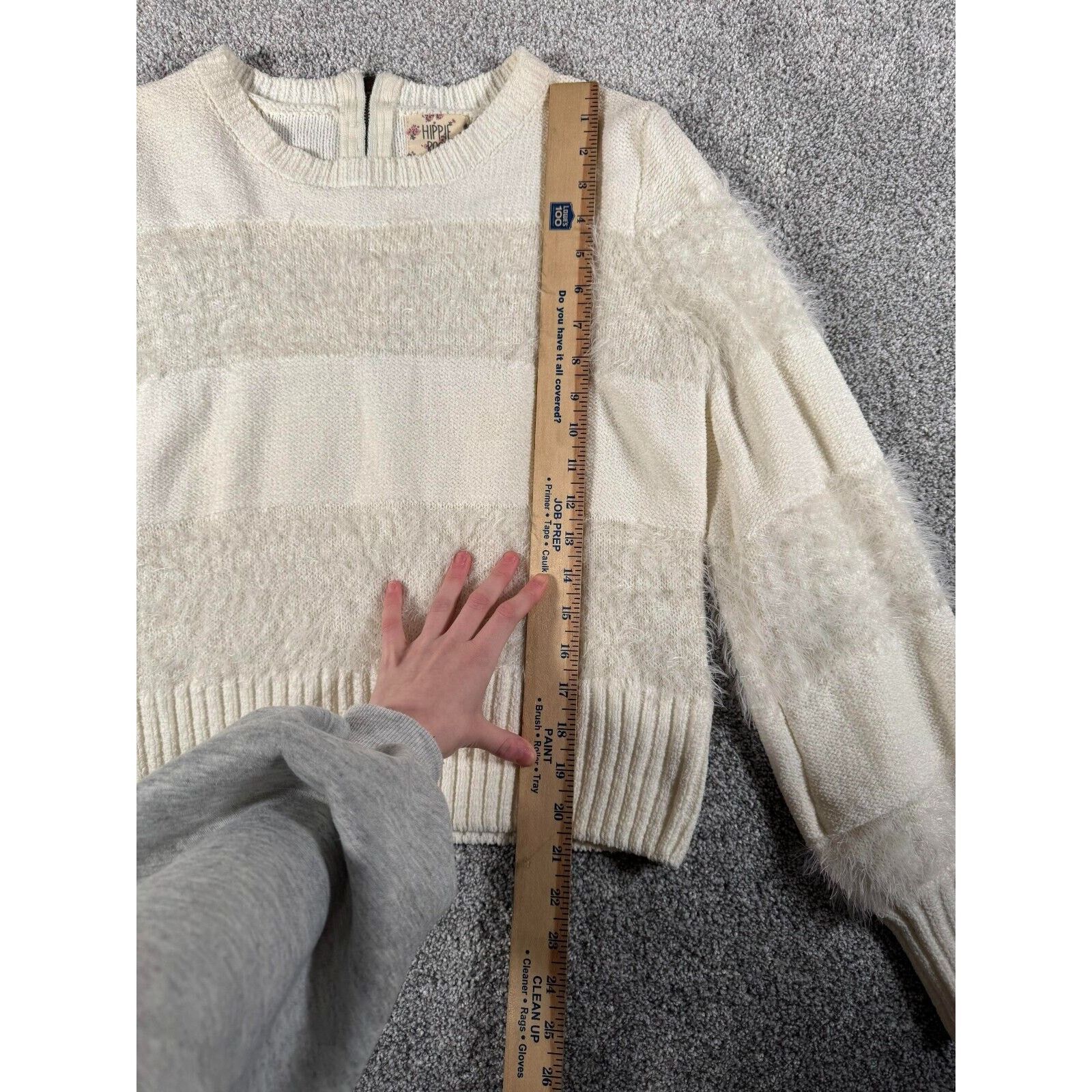 Other Hippie Rose Sweater Women Medium Cottagecore Fairy Fuzzy Size M / US 6-8 / IT 42-44 - 7 Thumbnail