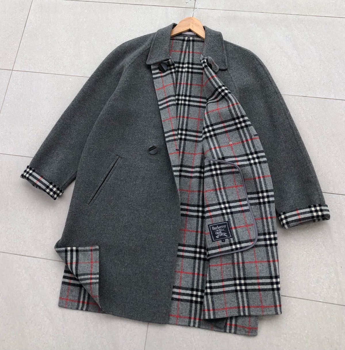 Burberry Prorsum Burberrys Prorsum Lined Novacheck Wool Trench Coat Size US M / EU 48-50 / 2 - 4 Thumbnail