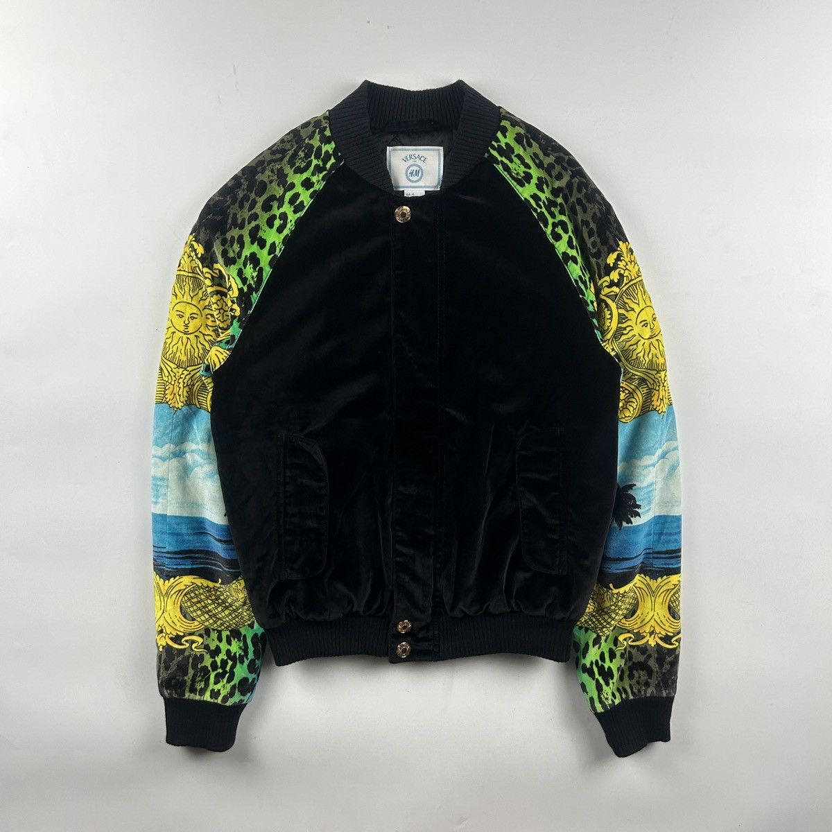 H&M × Versace Versace x H&M S/S11 Silk Joint Bomber Jacket Size US XS / EU 42 / 0 - 2 Thumbnail