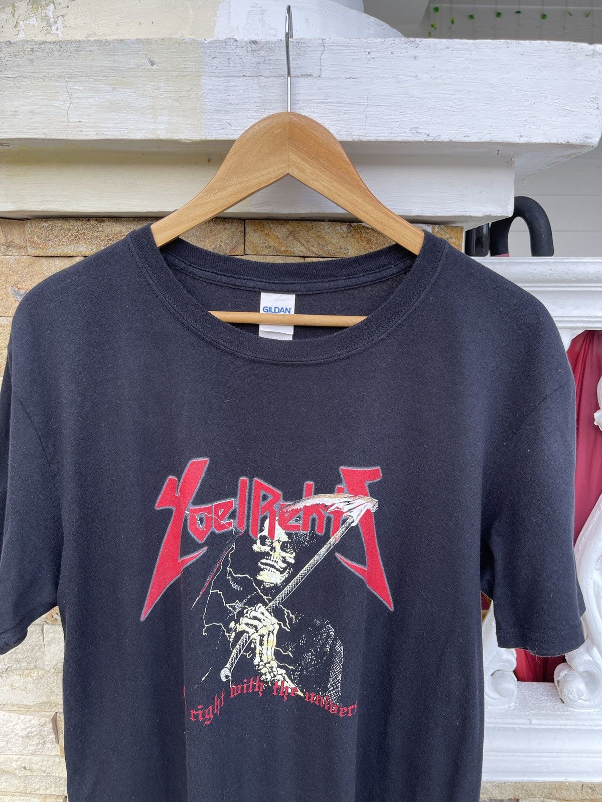 Band Tees Rare🔥 JOEL REHTZ Skull Horror T Shirt Size US L / EU 52-54 / 3 - 2 Thumbnail