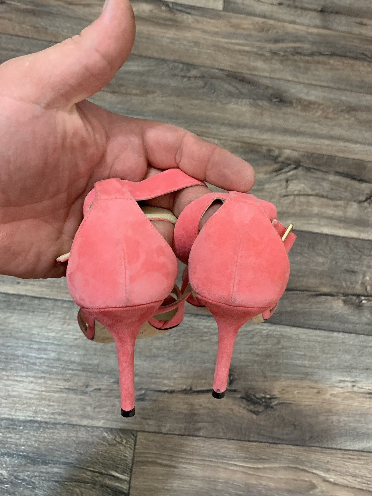Jimmy Choo Jimmy Choo Suede Pink Heels Shoes Made in Italy US5,5 Size US 5.5 / IT 35.5 - 6 Thumbnail