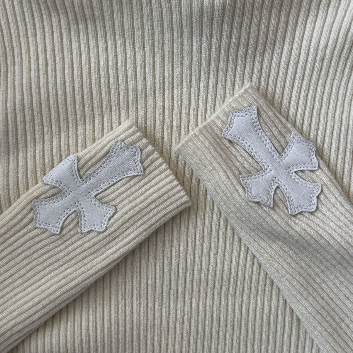 Chrome Hearts CASHMERE TURTLE NECK CROSS PATCH SLEEVE JUMPER (RARE) Size M / US 6-8 / IT 42-44 - 2 Thumbnail