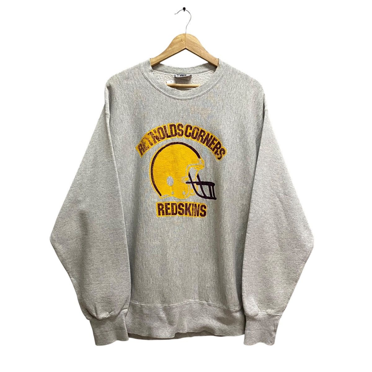 NFL × Vintage Vintage 90s Reynolds Corners Redskins Nfl Sweatshirt XL Size US XL / EU 56 / 4 - 1 Thumbnail