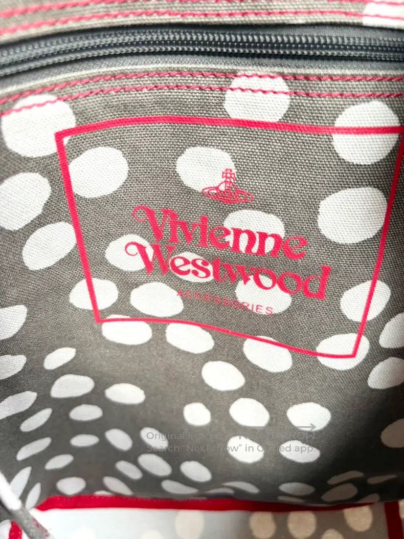Vivienne Westwood Vivienne Westwood size os Vintage Greyish Brown Polka Dot C Size ONE SIZE - 6 Thumbnail