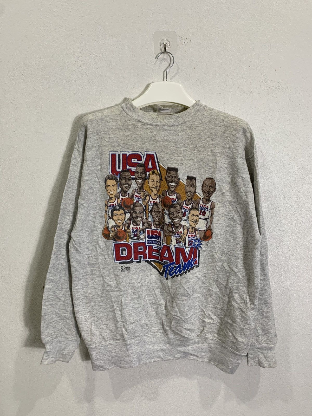 Vintage VINTAGE NBA LEGEND 1992 Usa Dream Team pull over sweathsirt Size US L / EU 52-54 / 3 - 1 Thumbnail