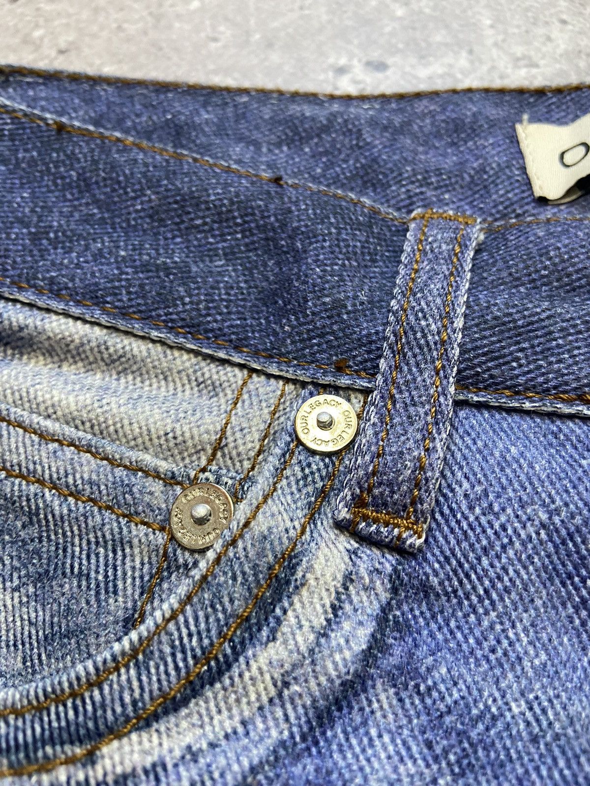 Our Legacy Our Legacy Third Cut Digital Print Denim Jeans Size US 30 / EU 46 - 4 Thumbnail