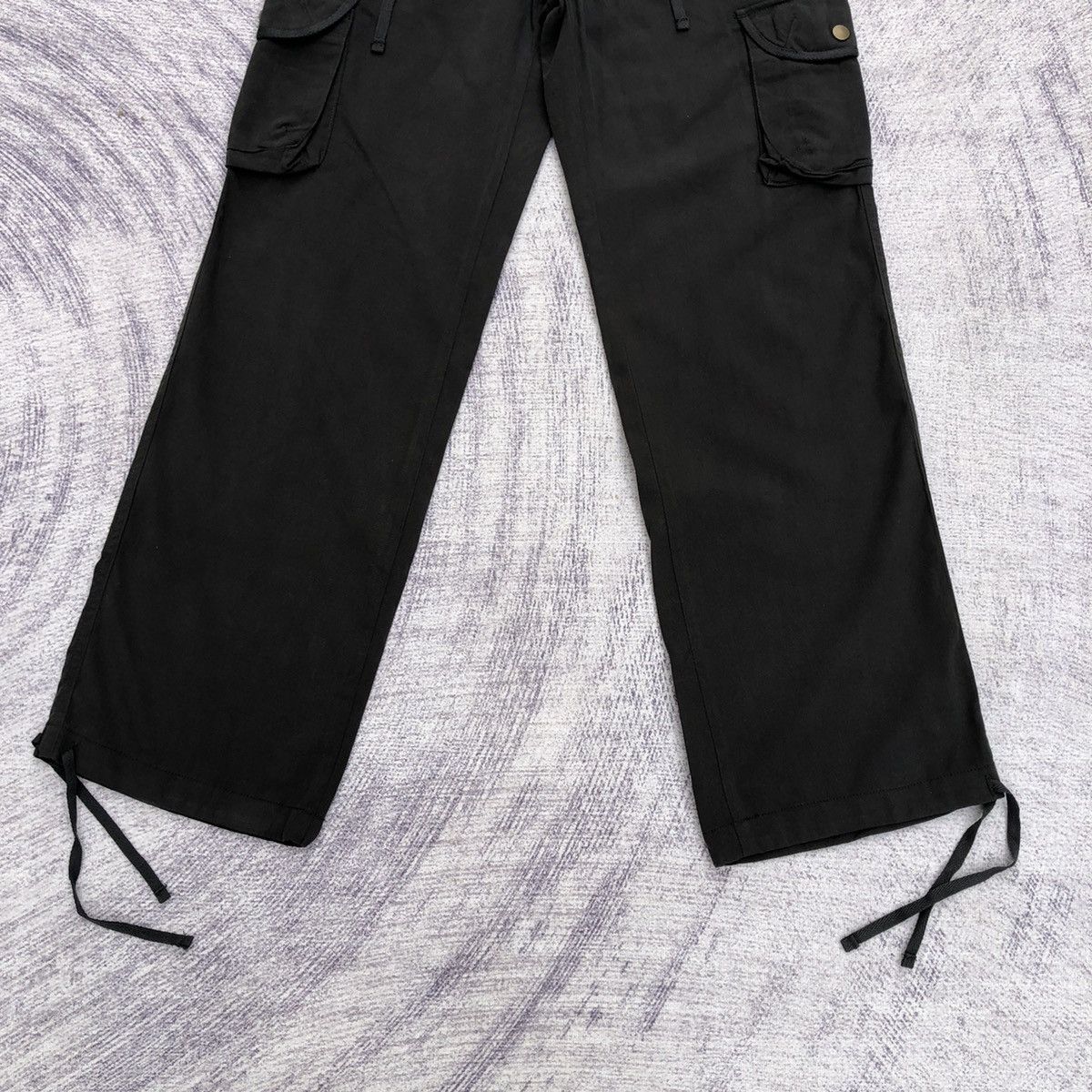 Other Black Cargo Pants Multipocket Tactical Soft Fabric Size US 27 - 3 Thumbnail
