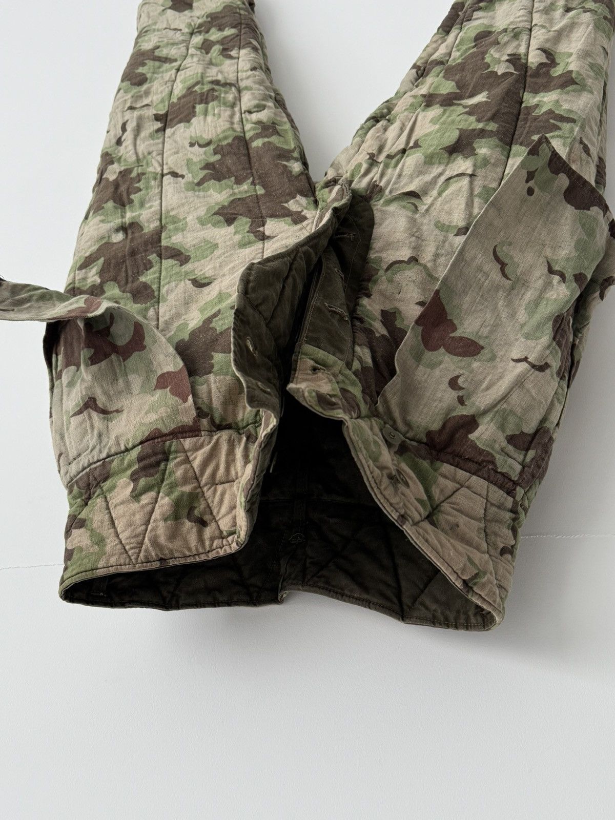 Vintage 1950s Czechoslovakian Air Force Mracky Camo Reversible Pants Size US 32 / EU 48 - 5 Thumbnail