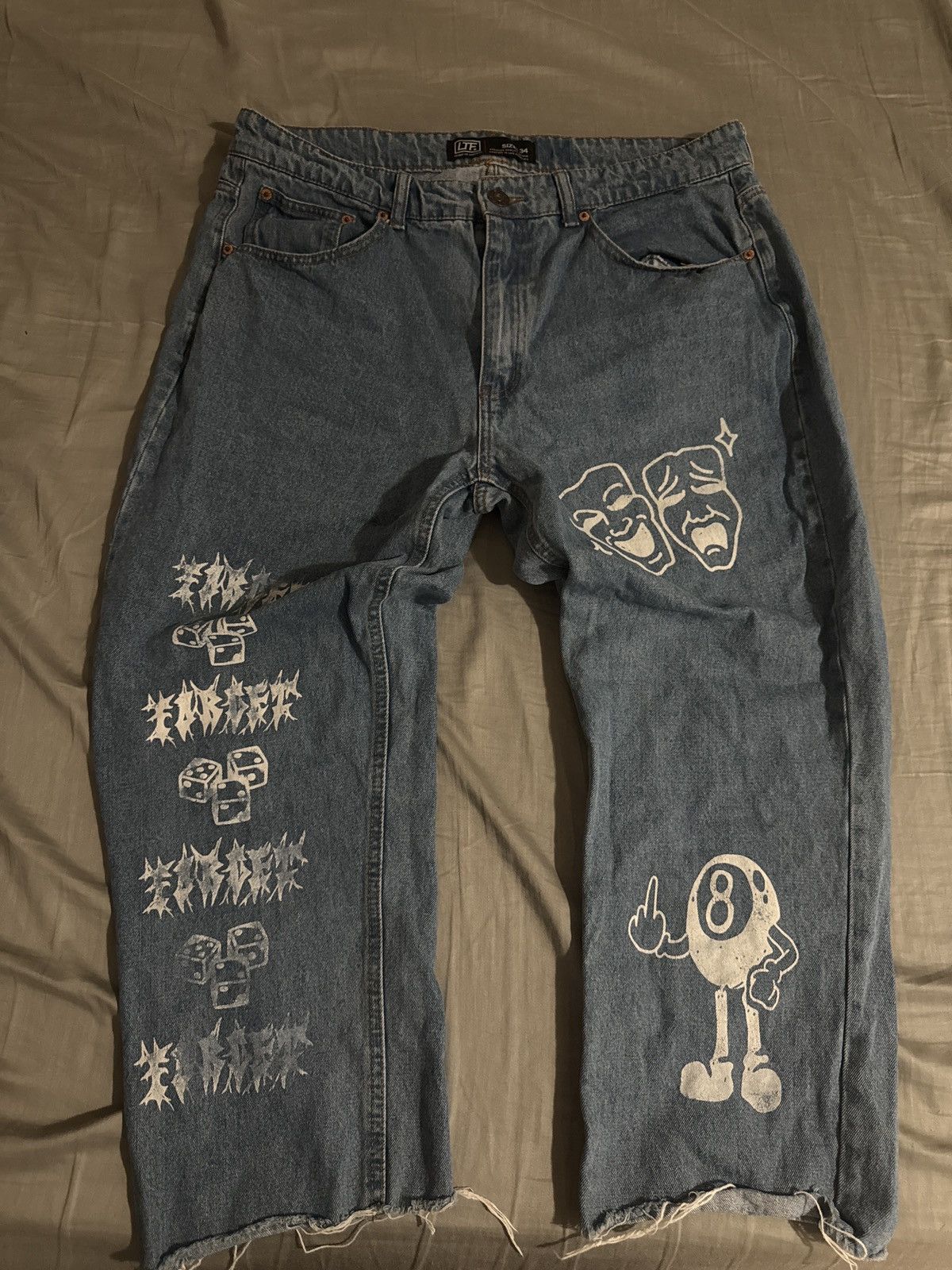 Other LTF Ankle Denim Jeans Size US 34 / EU 50 - 1 Thumbnail