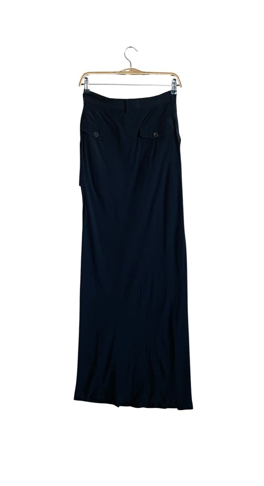 Yohji Yamamoto Vintage Japanese Brand Yohji Yamamoto 100% Silk Skirt 2000s Size 26" / US 2 / IT 38 - 1 Thumbnail