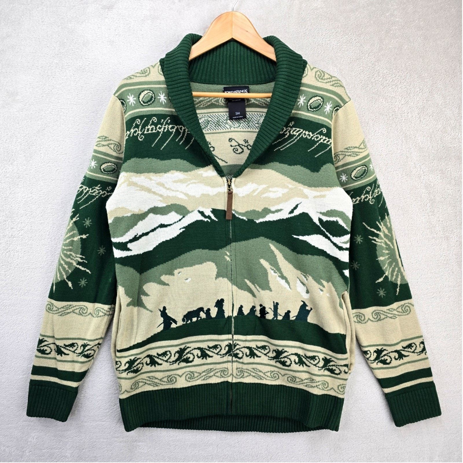 Hot Topic Hot Topic Lord of the Rings Cardigan Mens Sm Shawl Sweater Size US S / EU 44-46 / 1 - 1 Thumbnail