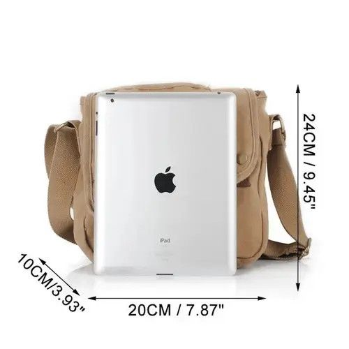 Designer Canvas Travel Crossbody Bag Size ONE SIZE - 4 Thumbnail