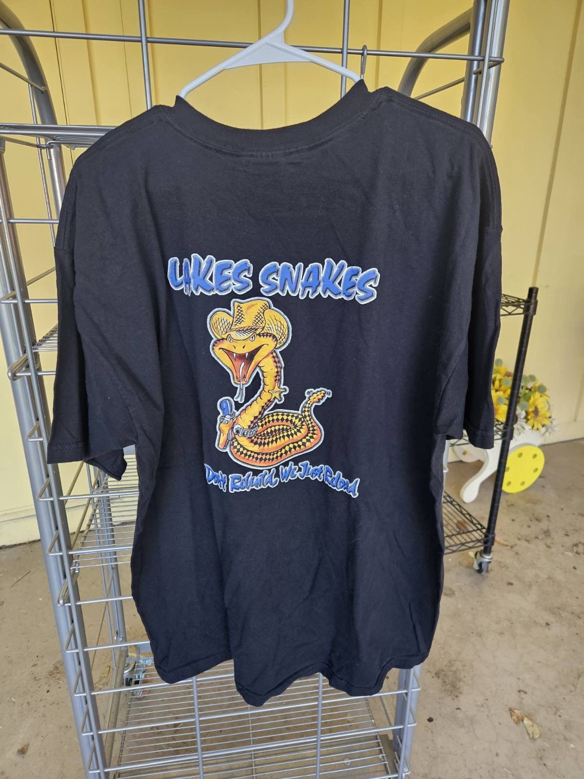 Gildan Lake Snakes We Don't Rebuild We Reload Biker Gildan Tee Size US XL / EU 56 / 4 - 2 Thumbnail