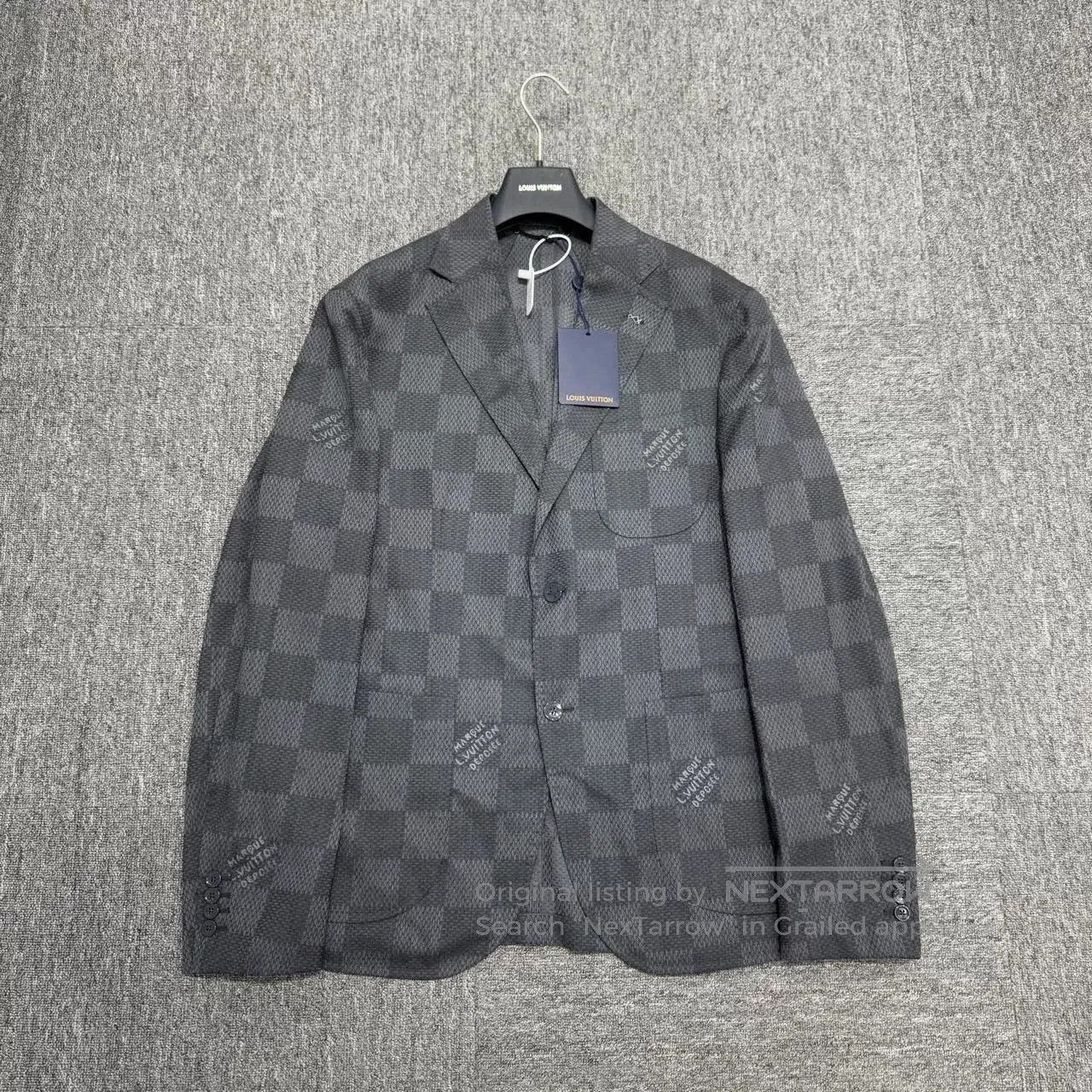 Louis Vuitton louis vuitton checkerboard patterned suit jacket. Size US L / EU 52-54 / 3 - 1 Thumbnail