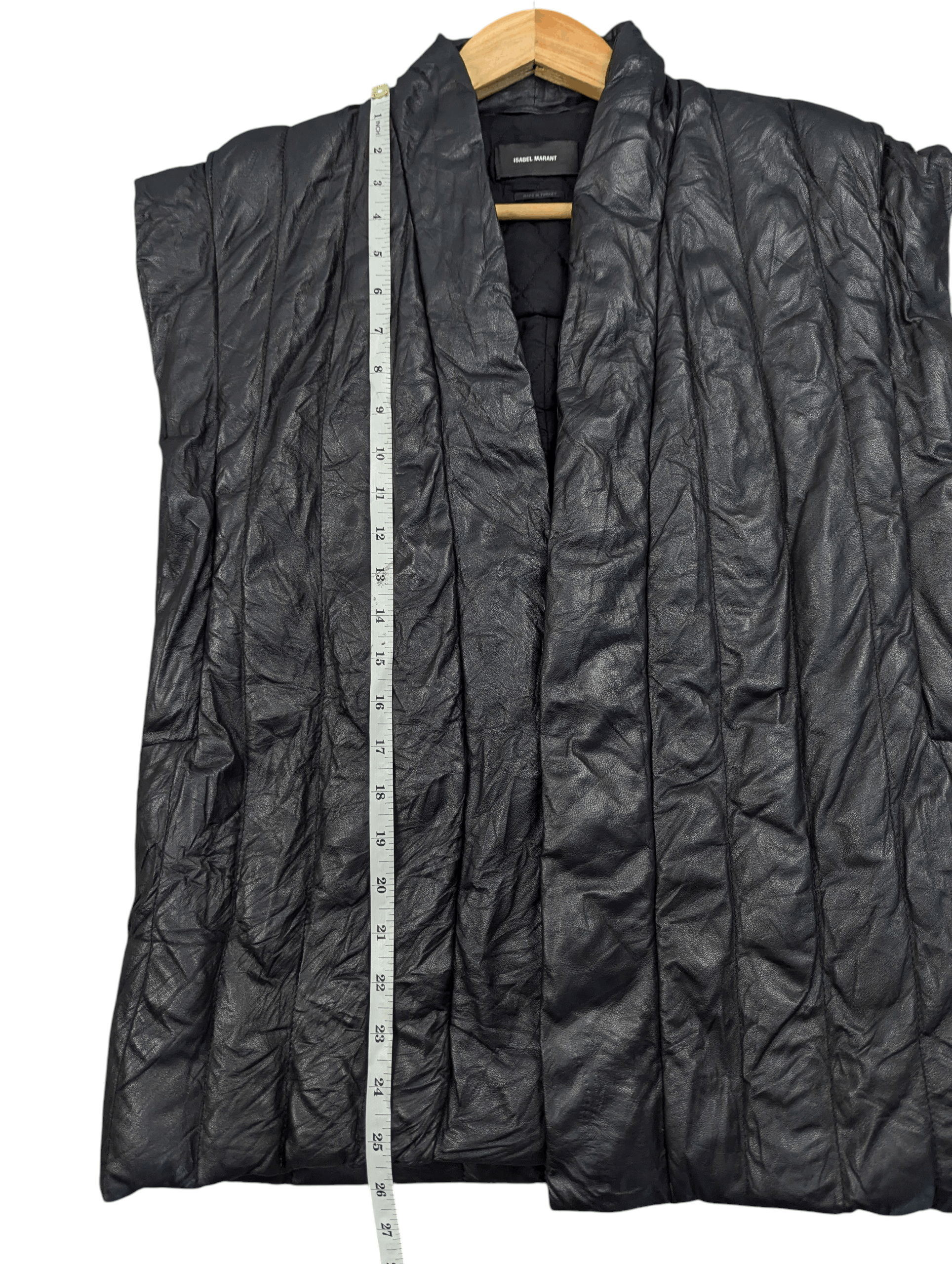 Isabel Marant Isabel Marant Black Leather Vest Jacket Size 36 Size XS / US 0-2 / IT 36-38 - 12 Thumbnail