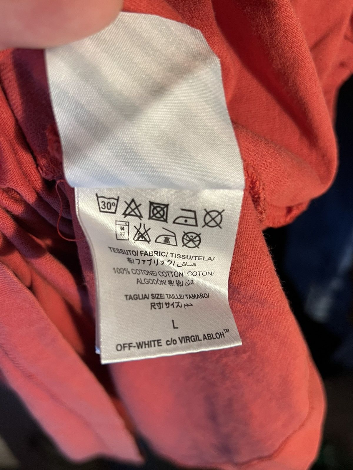 Off-White vintage off-white t-shirt Size US L / EU 52-54 / 3 - 5 Thumbnail