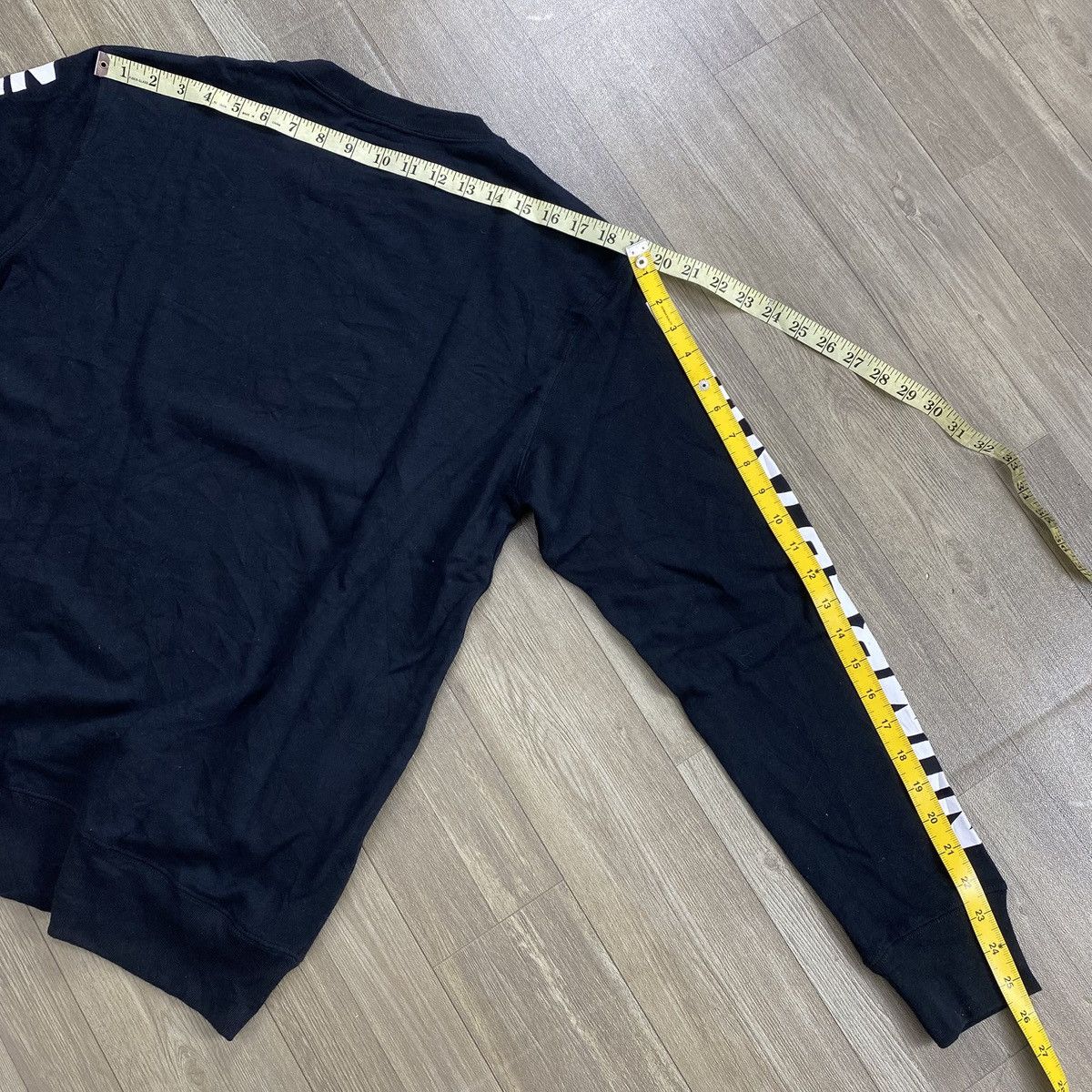 Number (N)ine 2000s Number (N)ine Spell Out Logo Tapped Pocket Sweatshirt Size US L / EU 52-54 / 3 - 14 Thumbnail