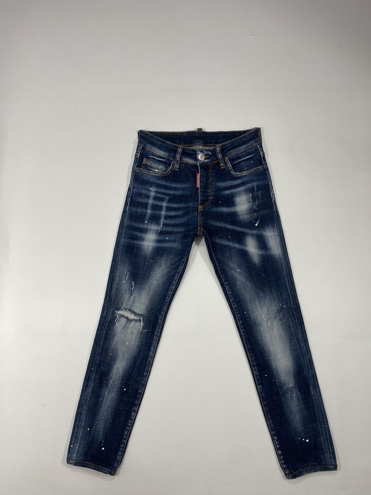 Dsquared2 🔥LASTDROP🔥 Dsquared D2 Tidy Biker Jeans Denim Painted Pants Size 24" / US 00 / IT 34 - 9 Thumbnail