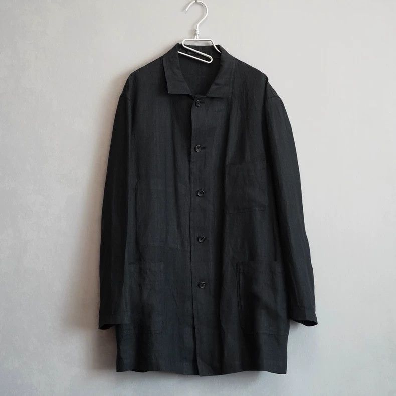 Yohji Yamamoto Yohji Yamamoto 94SS Linen Worker Jacket - dmc Size US M / EU 48-50 / 2 - 1 Thumbnail