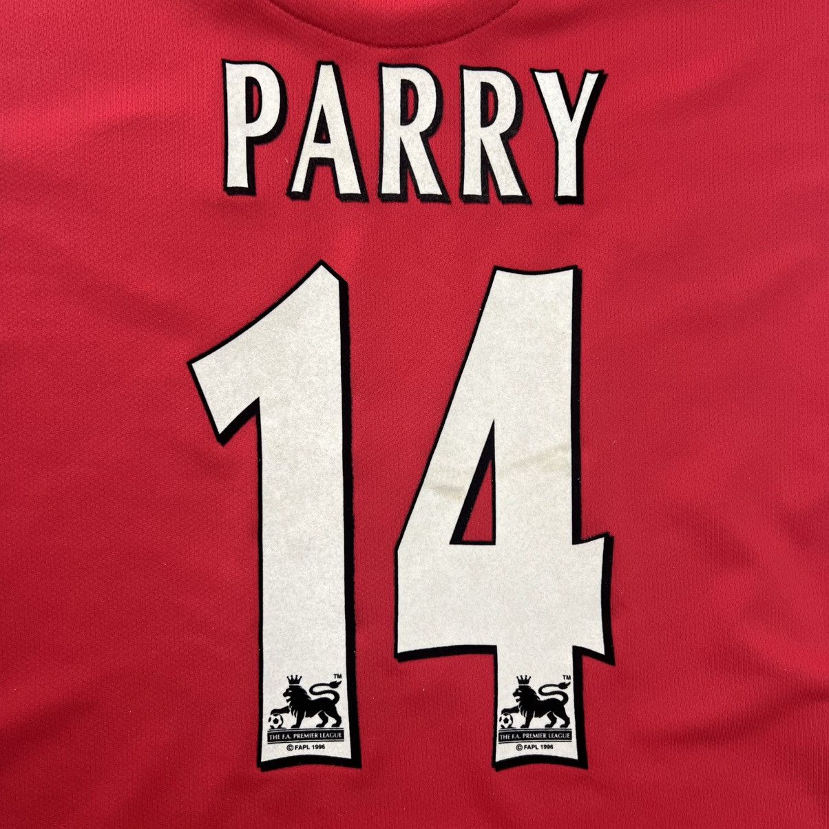 Other Rare! Parry 14 Nike Arsenal Soccer Jersey Shirt 00s Size US M / EU 48-50 / 2 - 20 Thumbnail