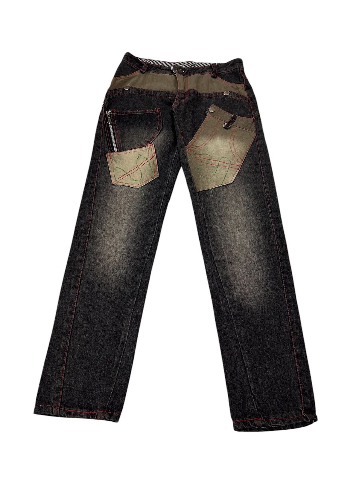 Japanese Brand × Vintage Vintage Japanese Denim mud wash Patches Jeans Size US 28 / EU 44 - 1 Thumbnail