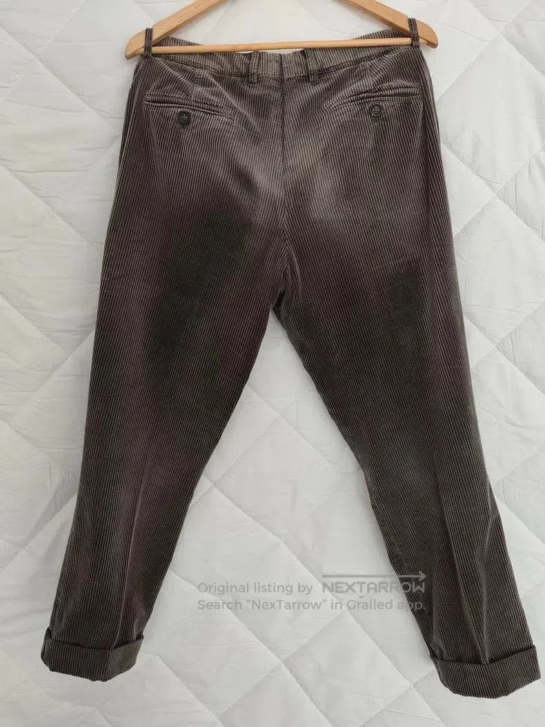 Brunello Cucinelli Brunello Cucinelli Gray Corduroy Casual Pants. Size US 32 / EU 48 - 2 Thumbnail