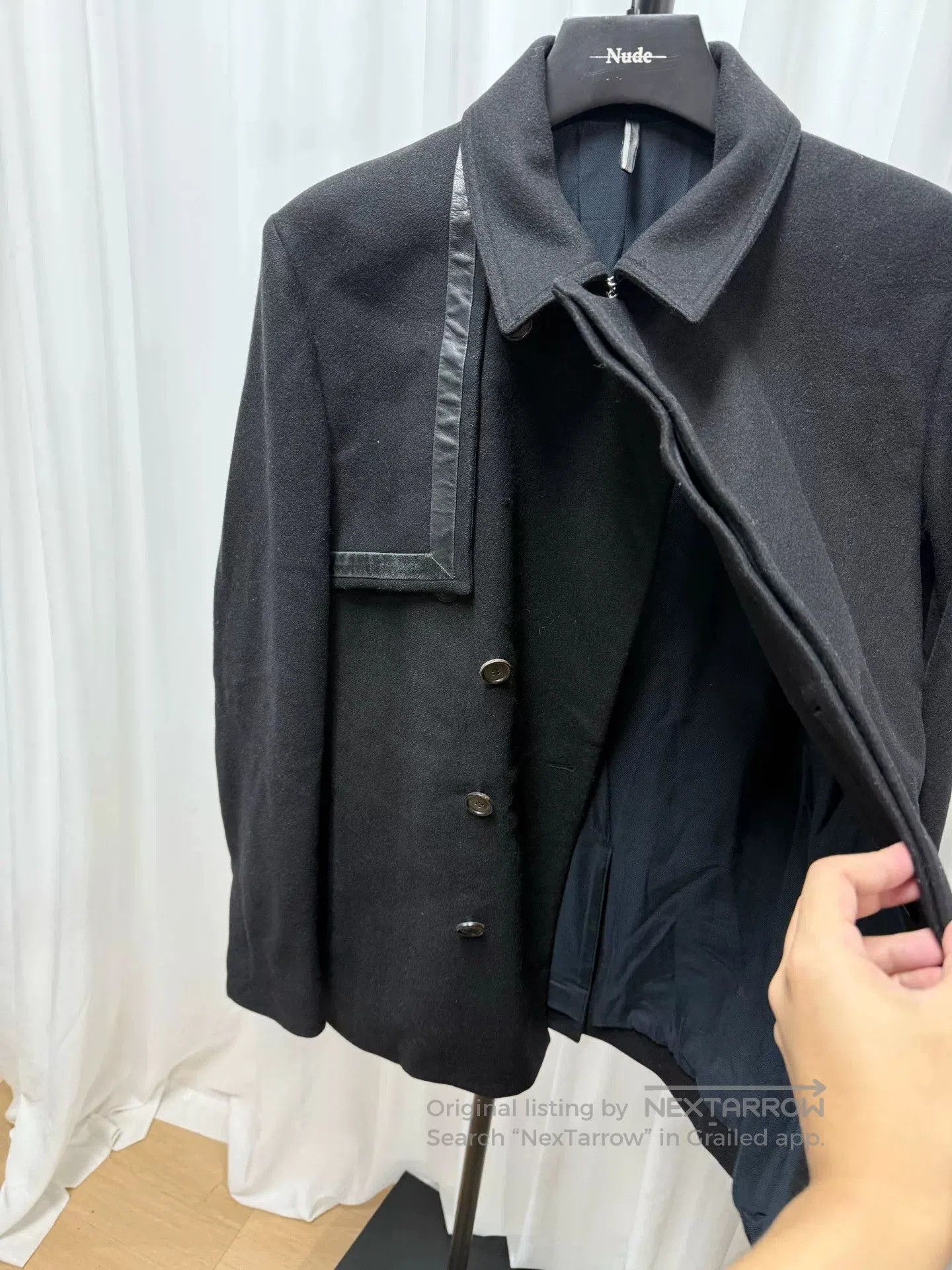 Dior Dior Homme Panel Coat with Missing Button. Size US L / EU 52-54 / 3 - 6 Thumbnail