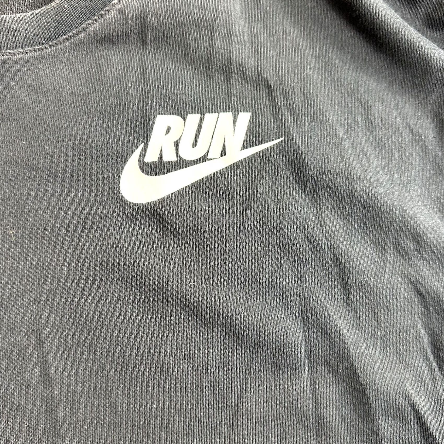 Nike Nike Tee Running Swoosh Shirt Adult Mens XL Black Casual Active Regular T-Shirt Short Sleeve Crew Neck Men Graphic Print All Seasons Size US XL / EU 56 / 4 - 3 Thumbnail