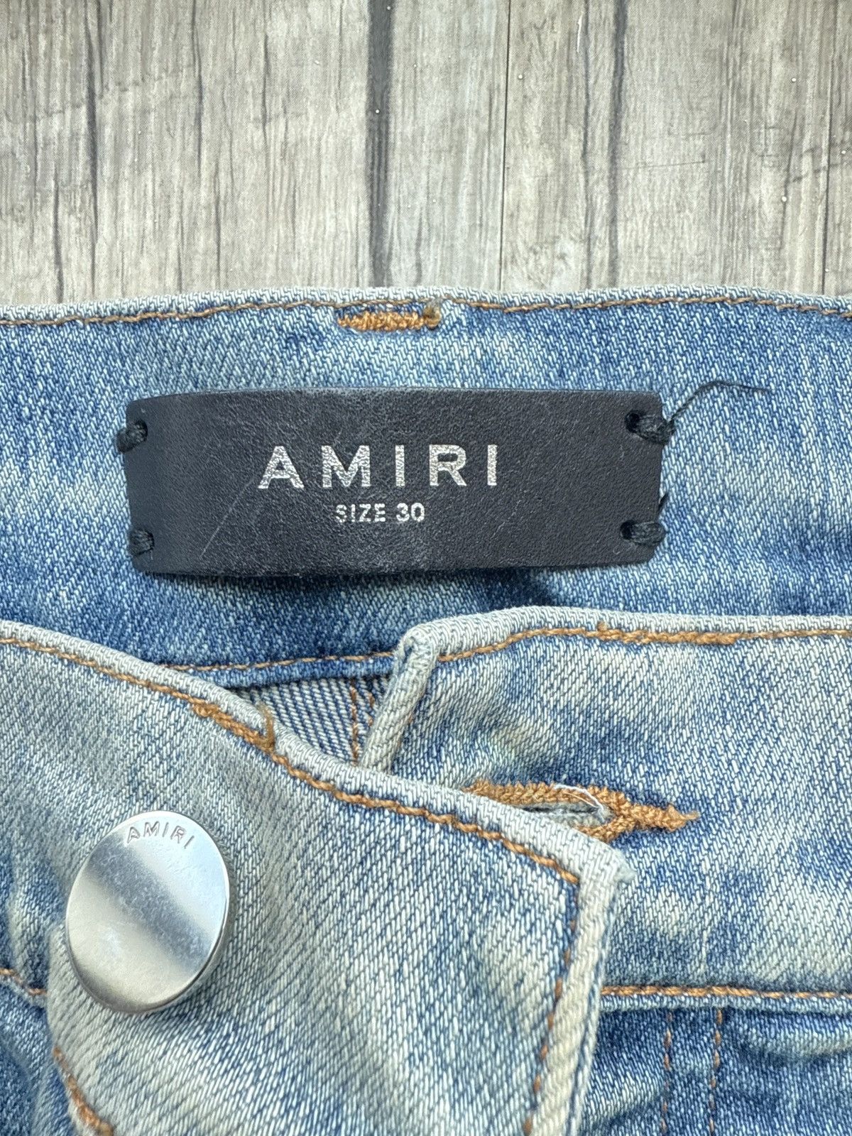 Amiri Amiri MX1 Multi-Color Bandana Jeans–Size 30–Light Wash Size US 30 / EU 46 - 3 Thumbnail