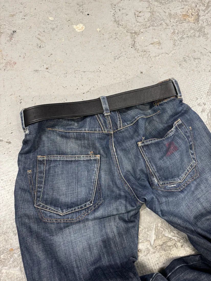 Designer × Dsquared2 × Vintage DSquared2 USA Relaxed Propaganda Leather Belt Size ONE SIZE - 6 Thumbnail