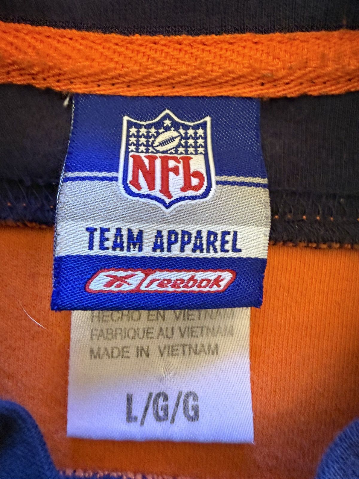 Reebok Vintage Reebok NFL Denver Broncos Mock Neck Fleece Large Size US L / EU 52-54 / 3 - 5 Thumbnail
