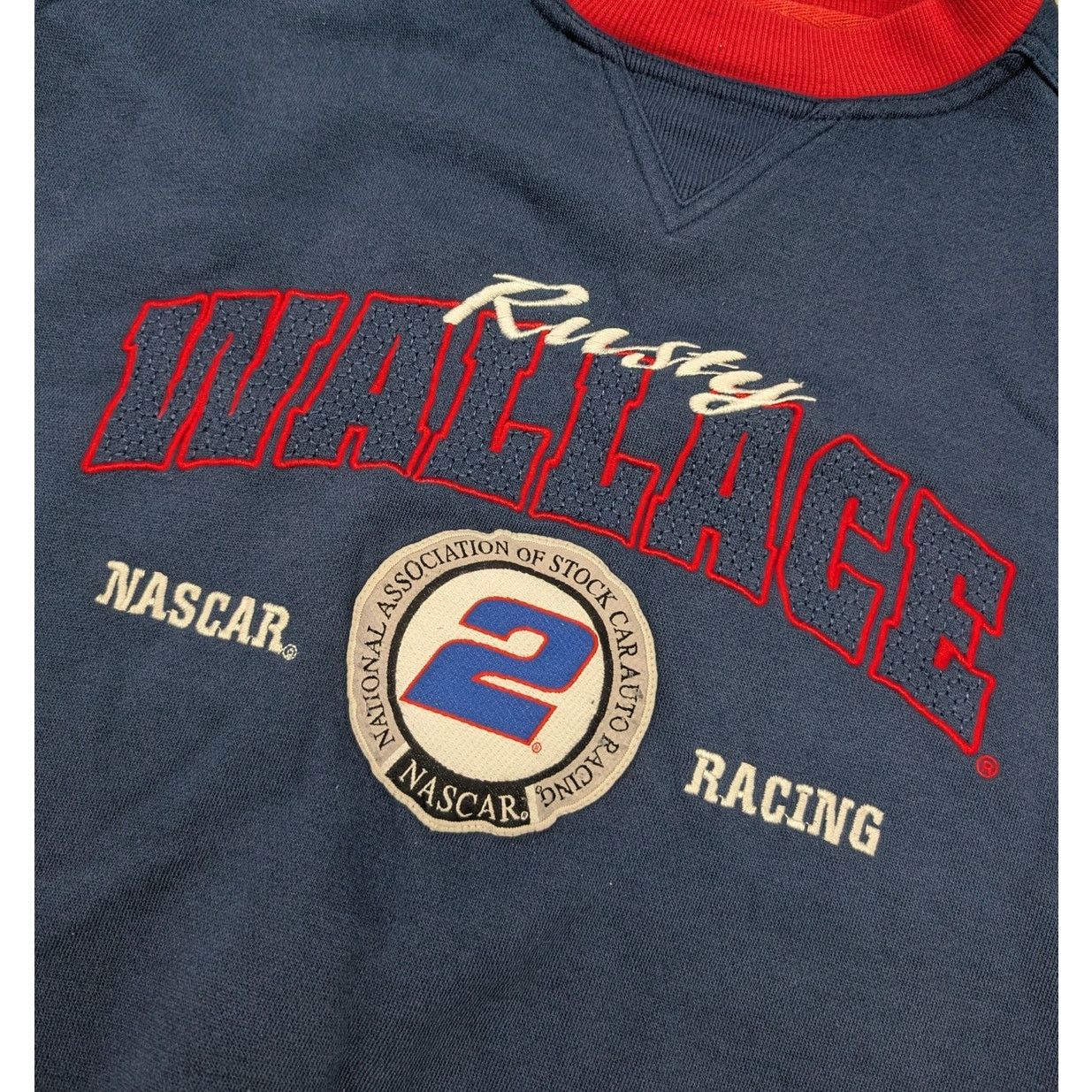 Chase Authentics × NASCAR × Vintage Vintage NASCAR Rusty Wallace Chase Authentics Sweater Size US XXL / EU 58 / 5 - 2 Thumbnail