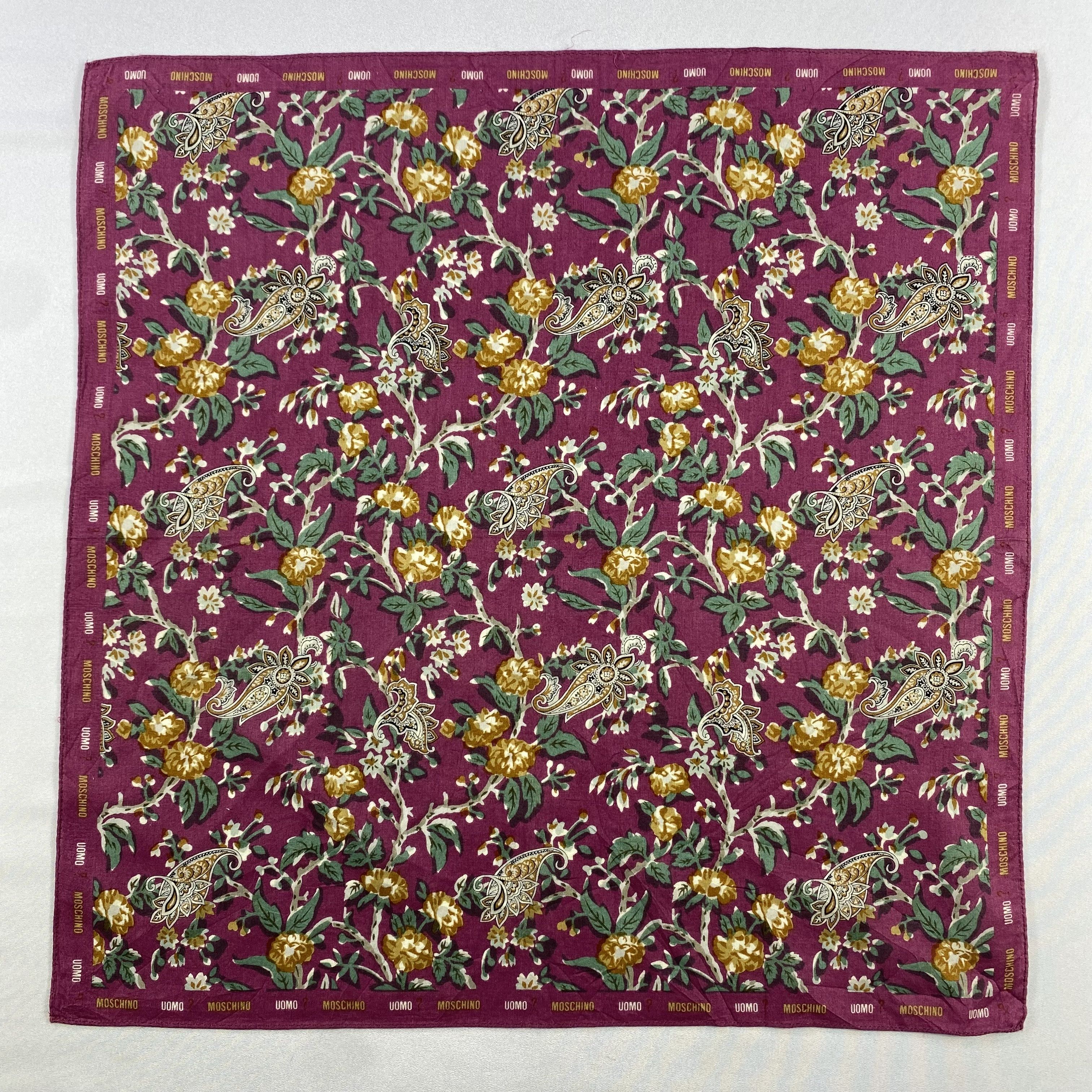 Vintage Moschino Bandana/ Handkerchief / Neckerchief Size ONE SIZE - 3 Thumbnail
