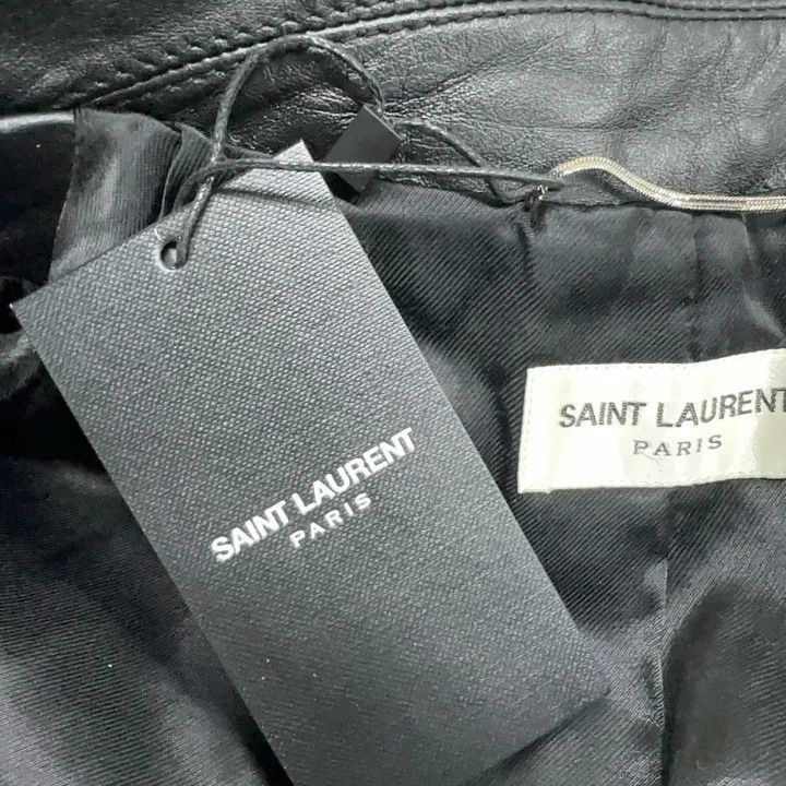 Saint Laurent Paris Saint Laurent Black Studded Leather Jacket-2507 Size US M / EU 48-50 / 2 - 4 Thumbnail
