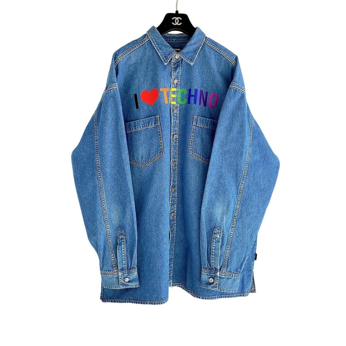 Balenciaga Balenciaga I love Techno shirt | Grailed