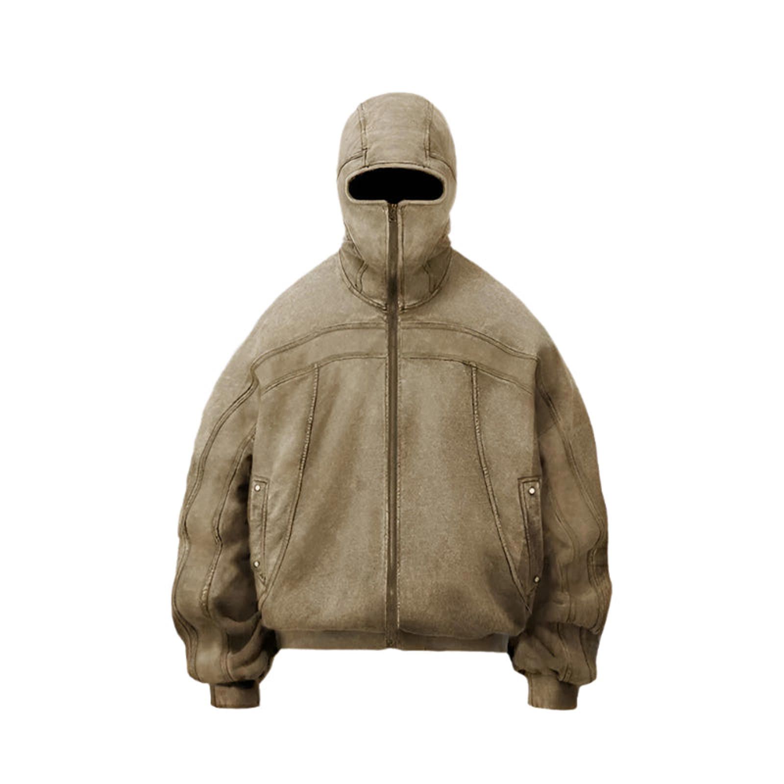 Japanese Brand Oversized Fleece-Lined Hooded Jacket - Winter Warmth Size US M / EU 48-50 / 2 - 1 Thumbnail