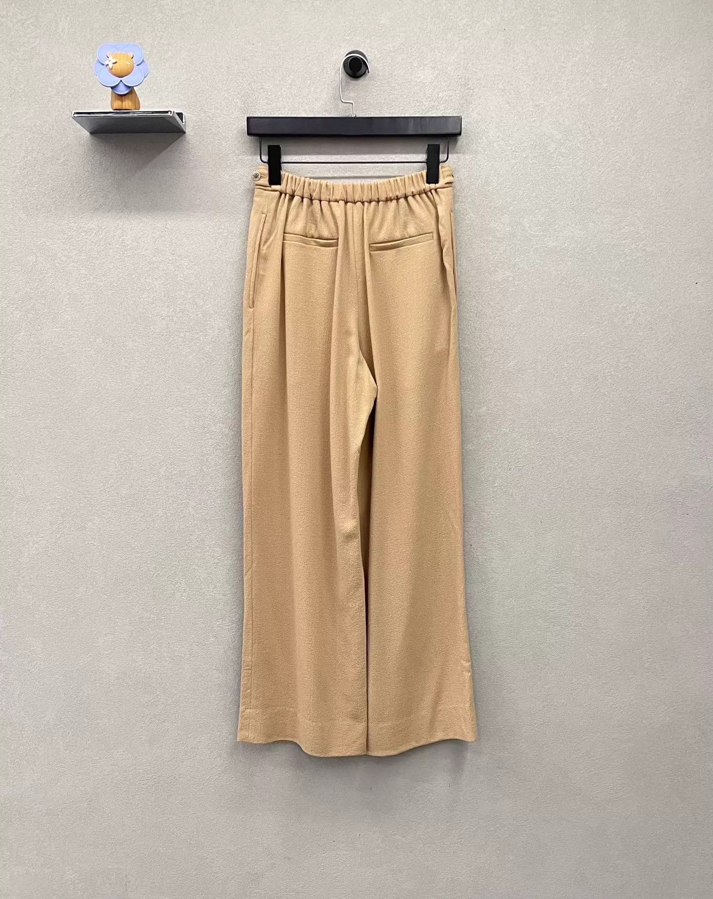 Hermes Hermes Camel Wide-Leg Pants 34 Size 25" / US 0 / IT 36 - 2 Thumbnail