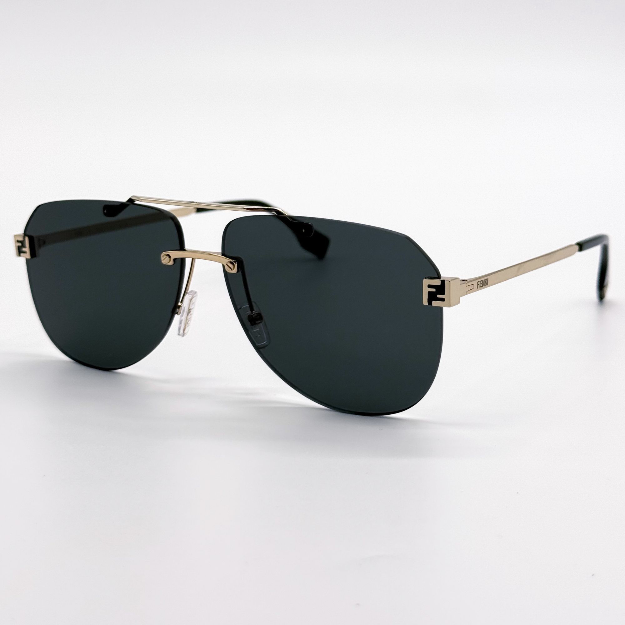 Fendi FF0407/G/S Aviator sunglasses in gold Aviator sunglasses Fendi Gold in Metal - 57463957 main image 4