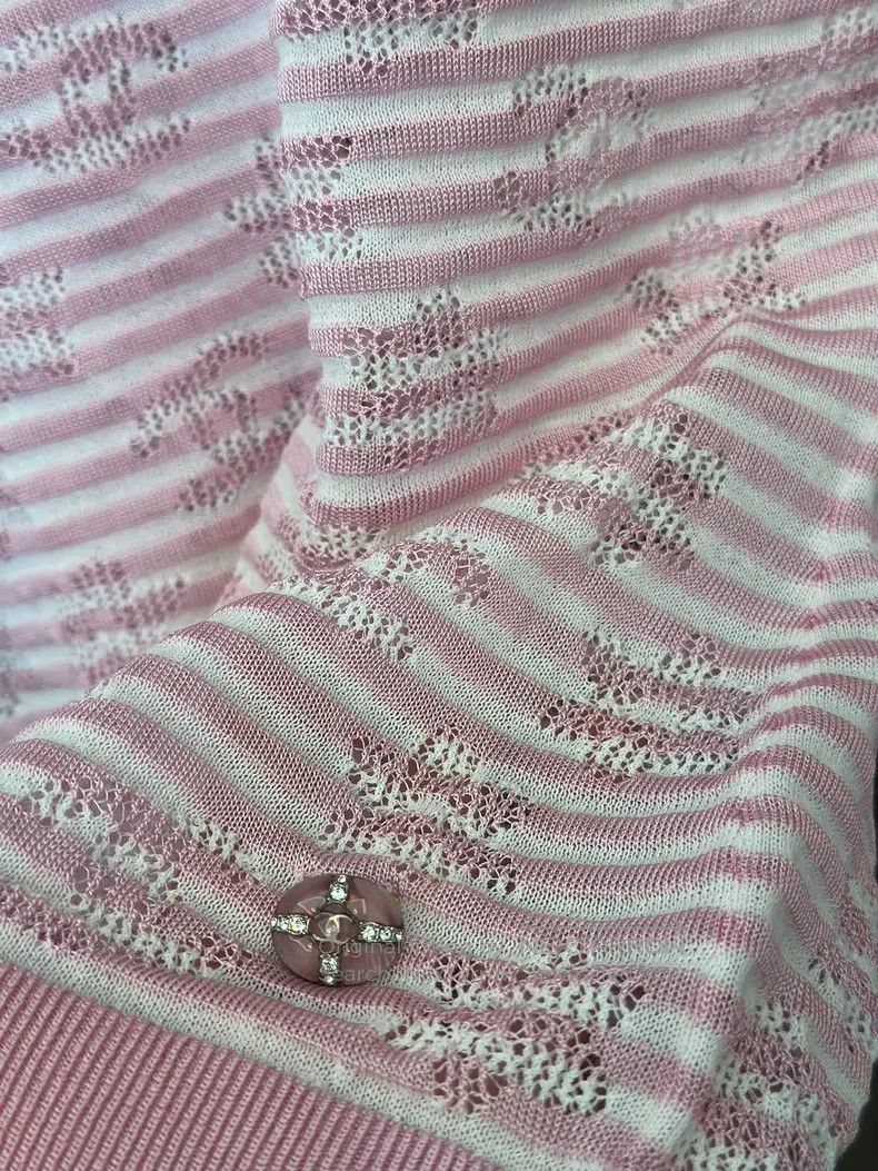 Chanel Chanel 24 new cherry blossom pink logo pullover round neck Size XS / US 0-2 / IT 36-38 - 3 Thumbnail
