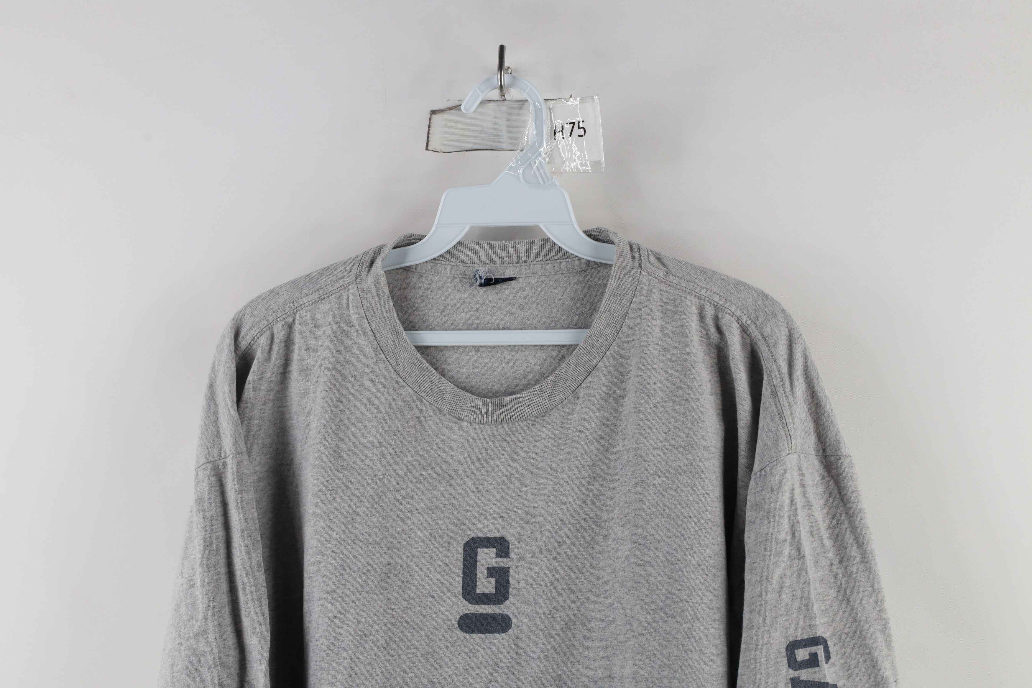 Gap × Vintage Vintage 90s Gap Athletic Out Center Logo Long Sleeve T-Shirt Size US XXL / EU 58 / 5 - 2 Thumbnail