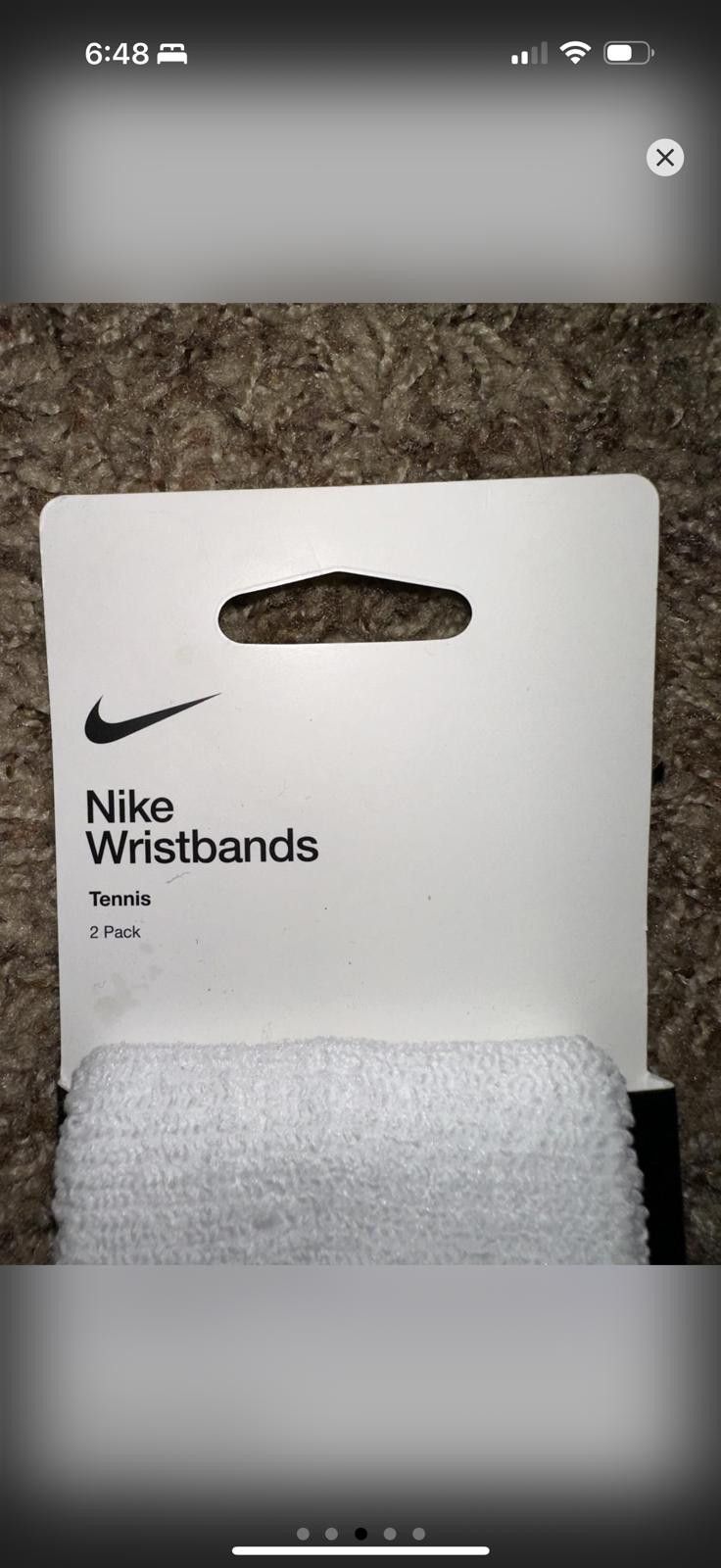 Nike Nike Tennis Premier Sportswear Running Band Blue 2pcs Wristband Bundle Size ONE SIZE - 4 Thumbnail