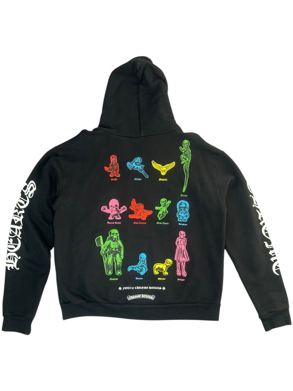 Chrome Hearts Chrome Hearts Colorful FOTI Zip-up Hoodie