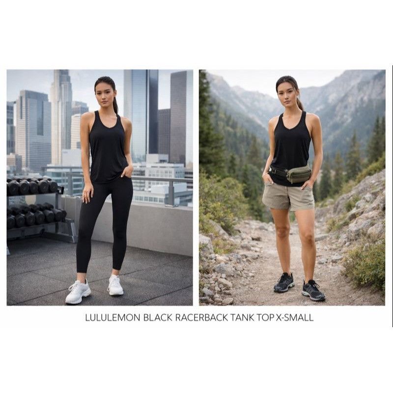 Lululemon Lululemon Women Racerback Tank Top Black XS Athleisure Quiet Size XS / US 0-2 / IT 36-38 - 1 Thumbnail
