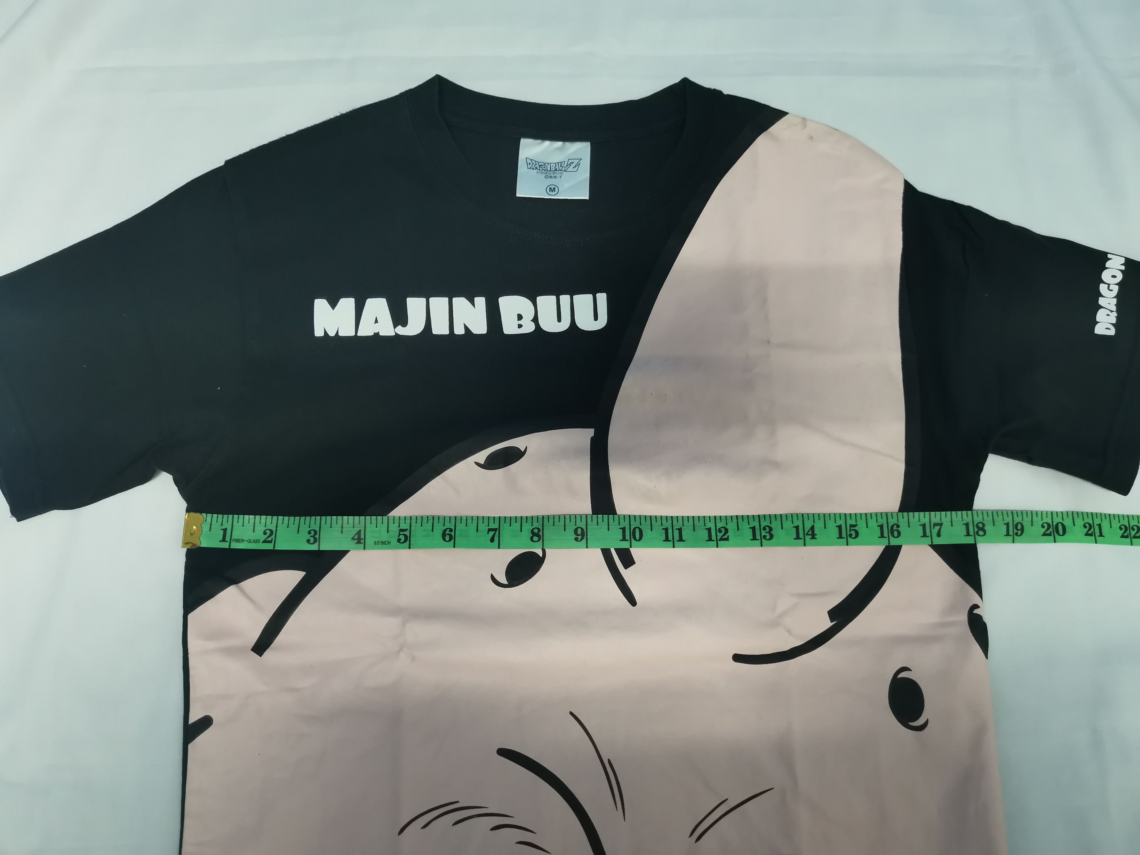 Anime Vintage Dragon Ball Majin Buu Big Logo Japan Anime Tee Manga Size US M / EU 48-50 / 2 - 5 Thumbnail